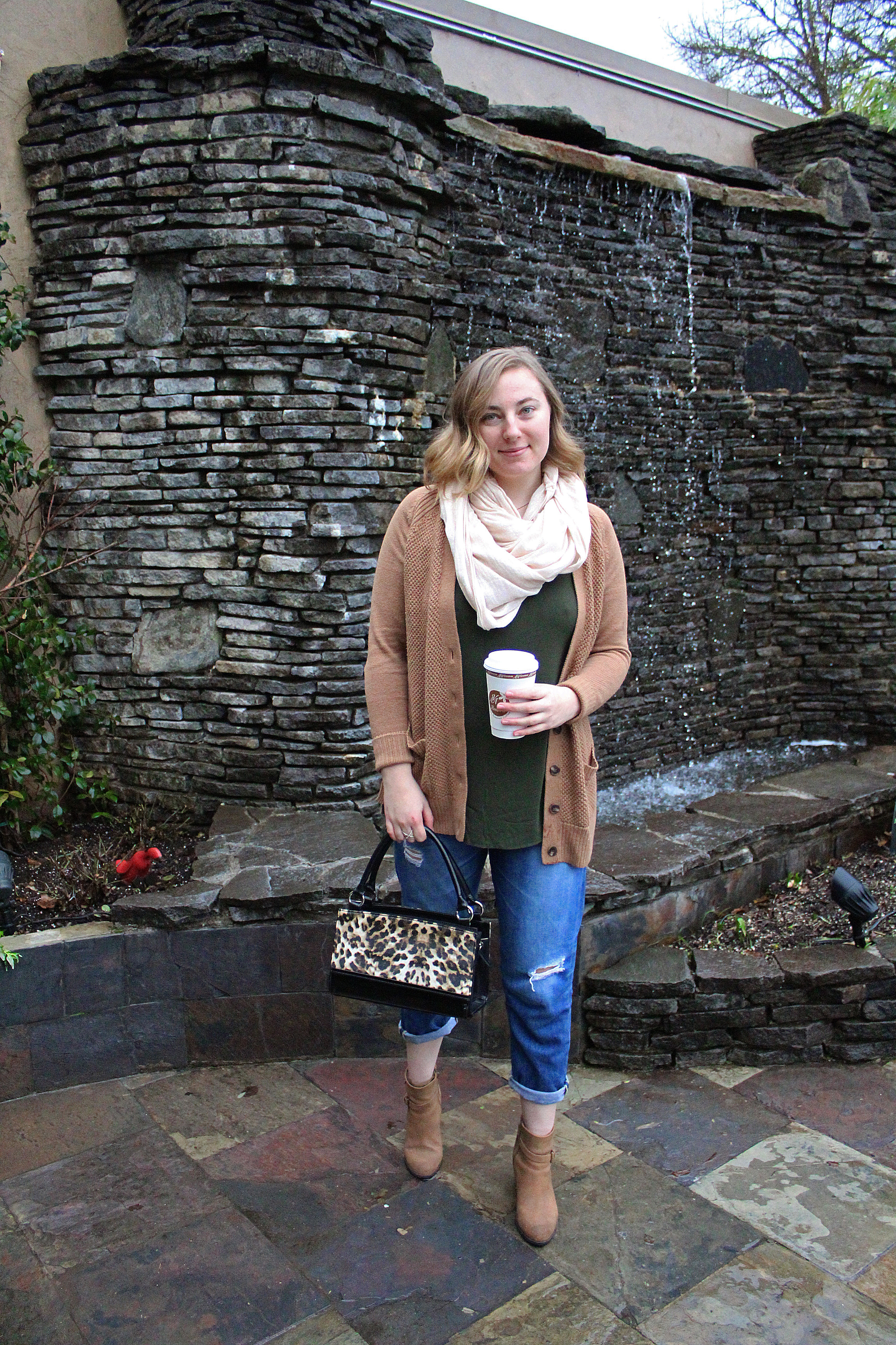 leopard print purse and a giveaway