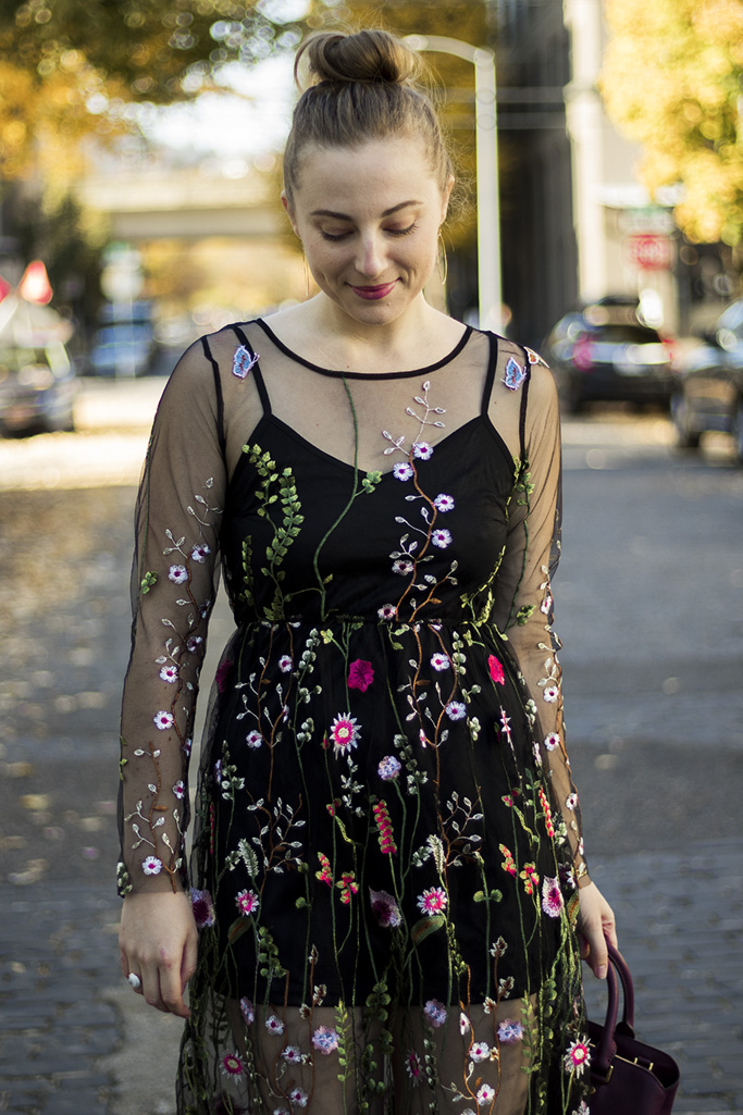 embroidered dress