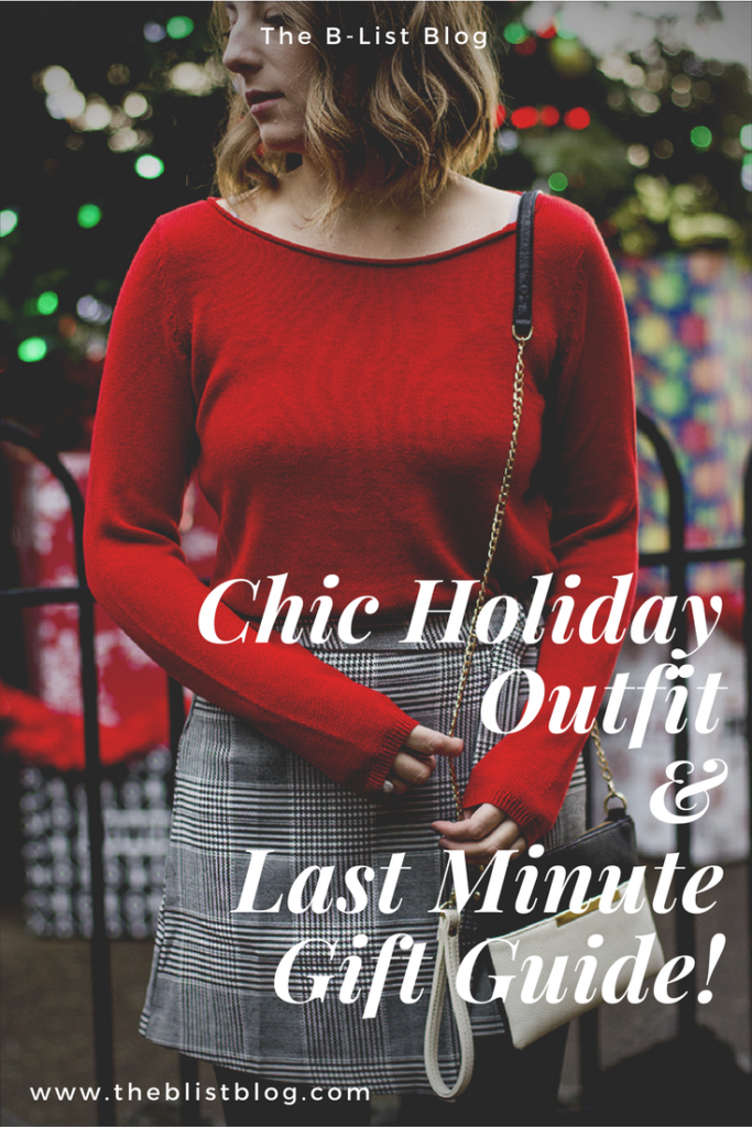 chic holiday outfit