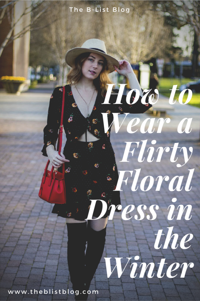 flirty floral dress