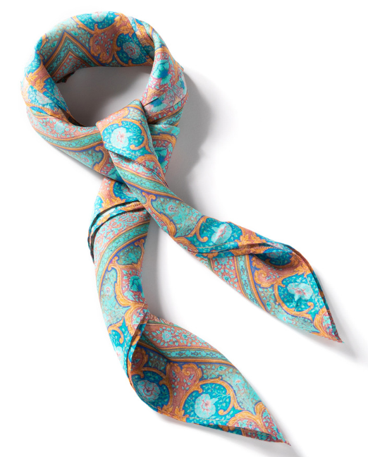 peruvian connection silk scarf