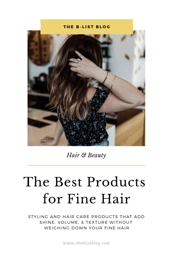 Best products for fine hair