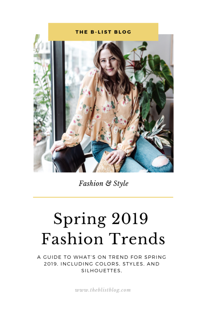 Spring 2019 fashion trends