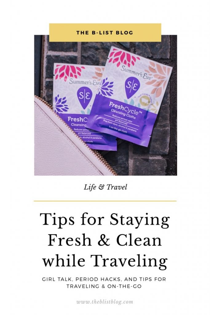 Clean while traveling tips