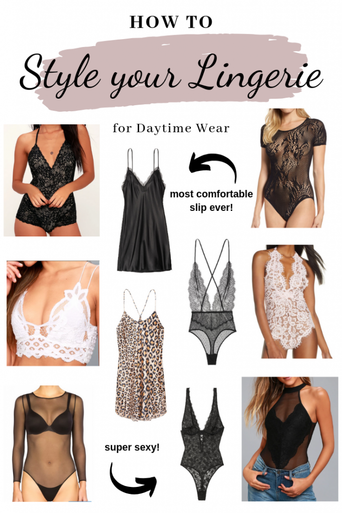3 Ways to Style Lingerie for Daytime Wear - Brittany Nicole