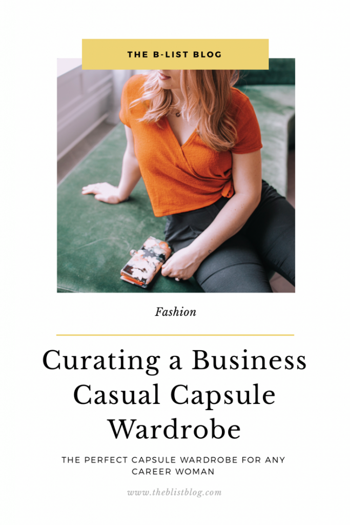 Business casual capsule wardrobe