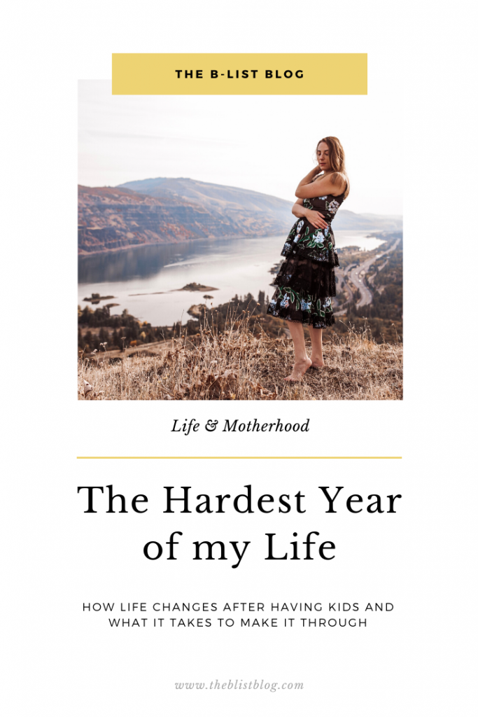 the hardest year of my life