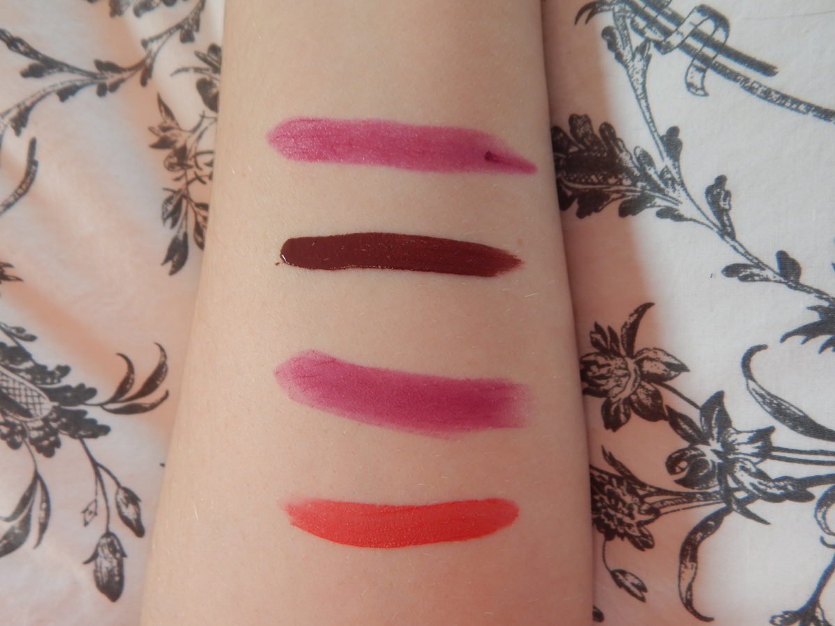 NYX lipstick shades