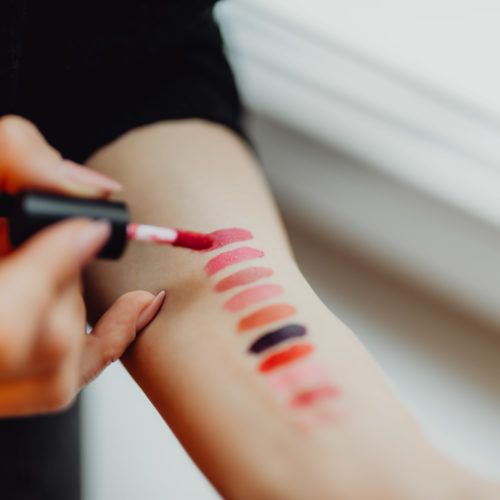 lipstick swatches