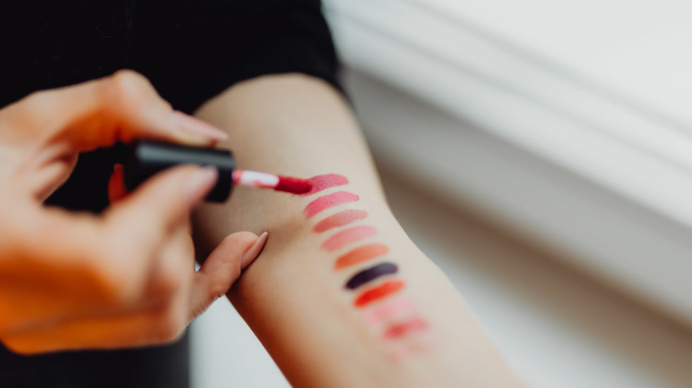 lipstick swatches