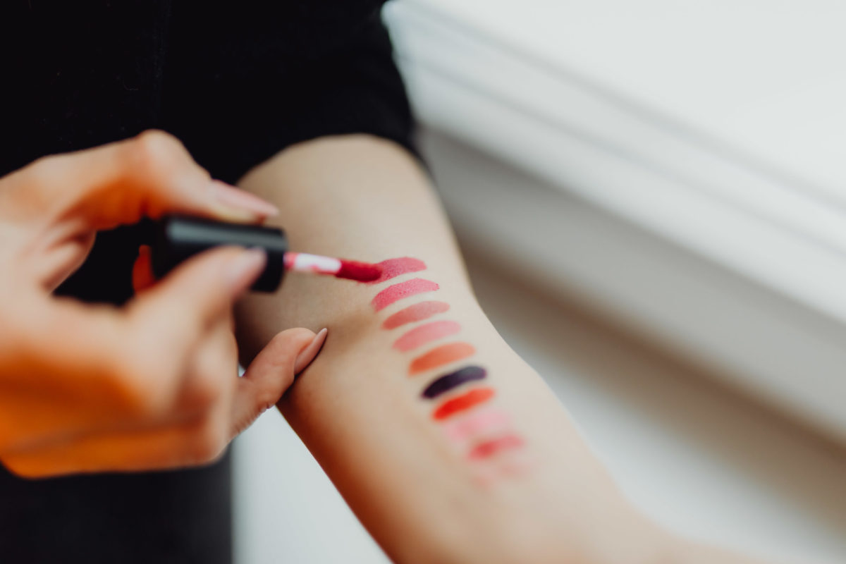 lipstick swatches