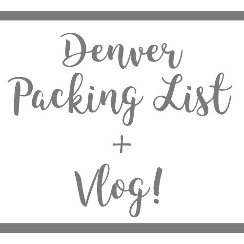 denver packing list