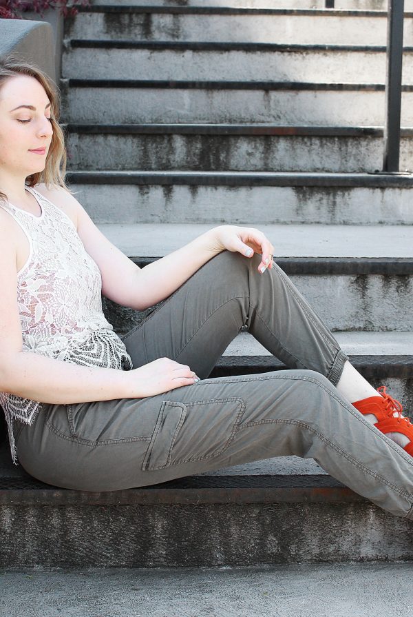 olive green joggers