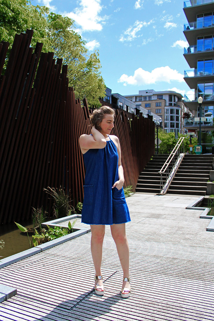 denim dress