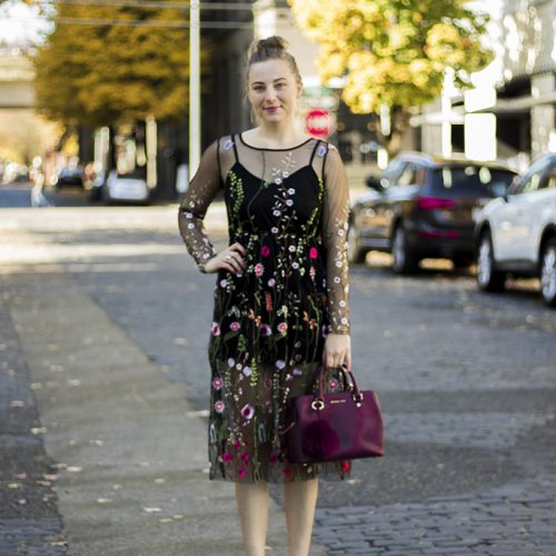 embroidered dress