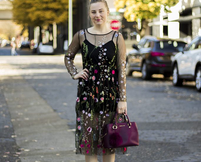 embroidered dress