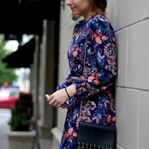 paisley floral prints midi dress