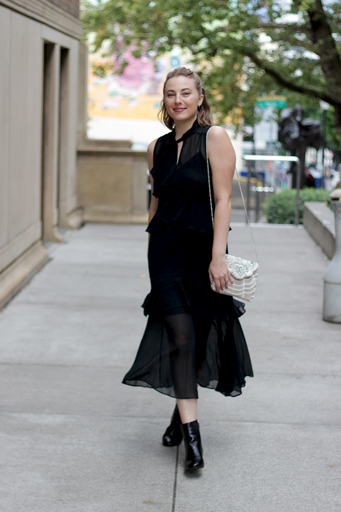 target long black dress