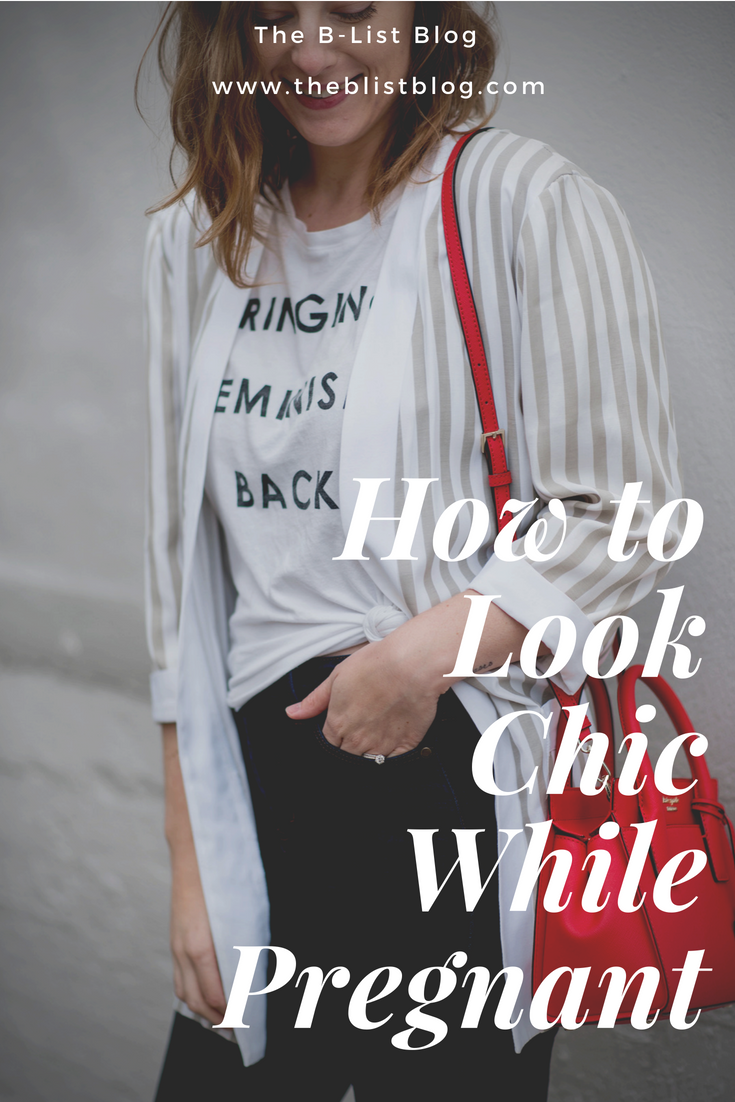 look chic while pregnant