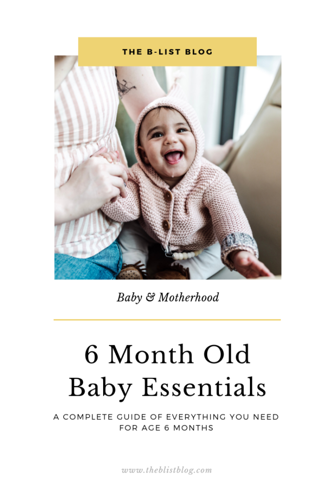 6 month old baby essentials