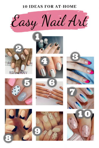 10 Easy Nail Art Ideas for an at-home Manicure! - Brittany Nicole