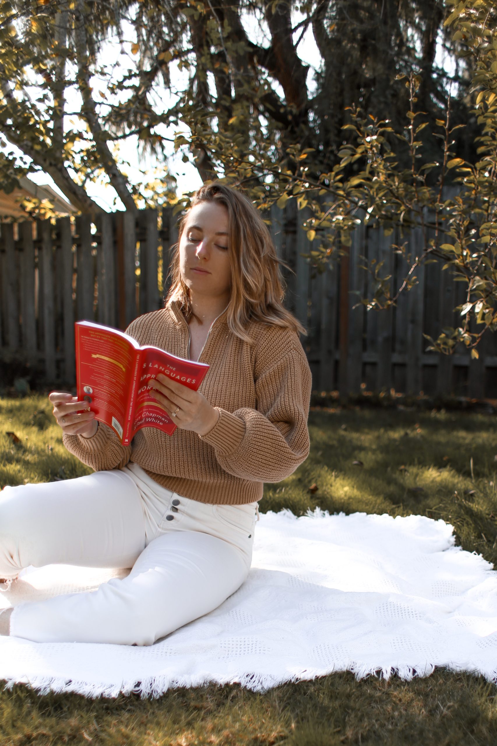 Wear white jeans